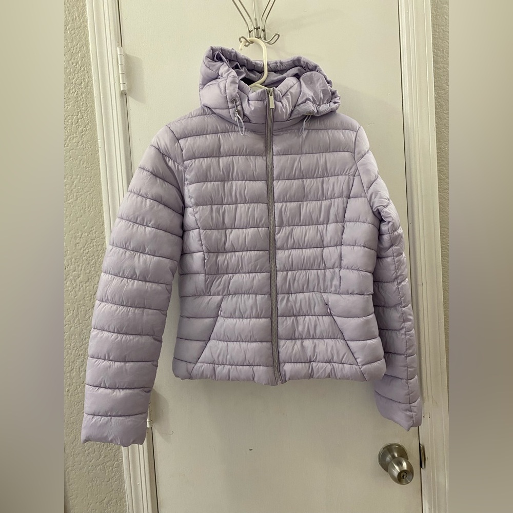 Zara Lilac Puffer Jacket